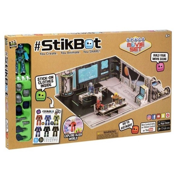 StikBot Space Movie Set Stop Motion Animation Kit Create Animate Share Activity - Picture 3 of 3